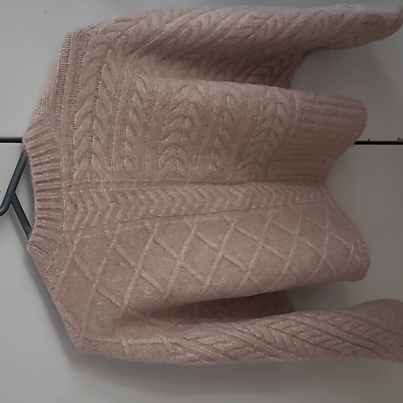 Light brown Abercrombie &Fitch half sweater NWT - Picture 2 of 3